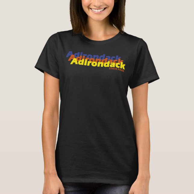 Camiseta Adirondack State Park New York NY (Frente)