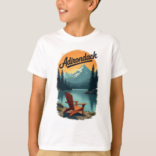 Camiseta Adirondack Vintage Cadeira do Lago