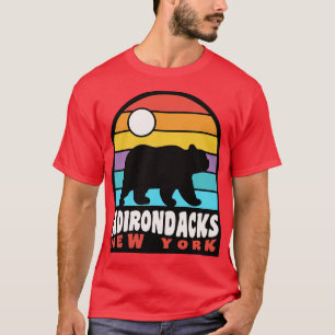 Camiseta Adirondacks New York Adirondack Mounains Bear Bad