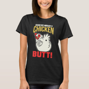 Camiseta Adivinha O Que Bunda De Galinha! Galinha
