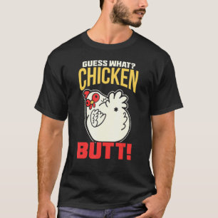 Camiseta Adivinha O Que Bunda De Galinha! Galinha