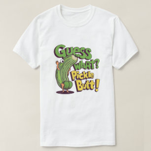 Camiseta Adivinha O Quê_ Bunda de Pepino! Pepino Engraçado