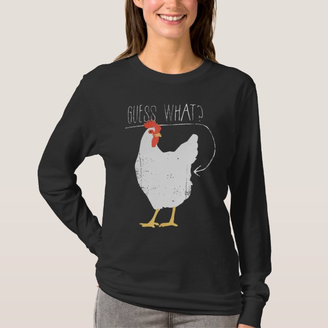 Camiseta Adivinha O Que É Bumbum De Frango (Frente)