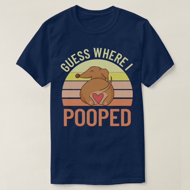 Camiseta Adivinha Onde Eu Pooptei (Frente do Design)