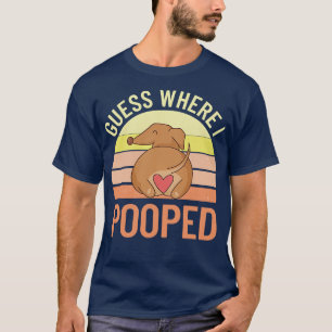 Camiseta Adivinha Onde Eu Pooptei