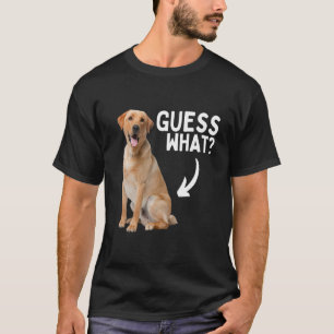 Camiseta Adivinha Que Bumbum Amarelo! Funny Labrador Retrie