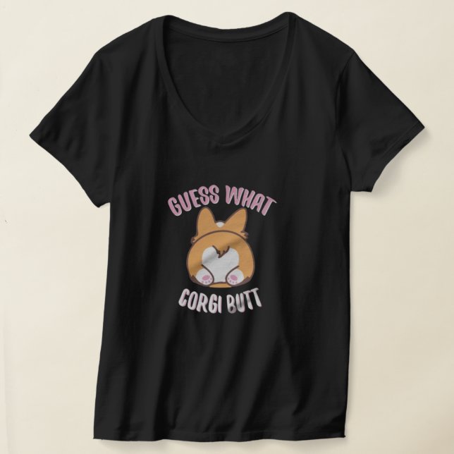 Camiseta ADIVINHA QUE Bumbum Corgi (Postura )