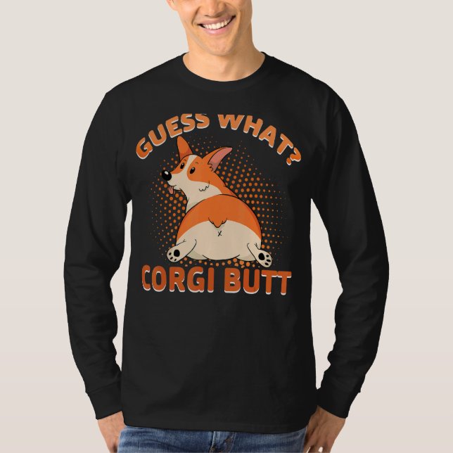 Camiseta Adivinha Que Bumbum Corgi (Frente)