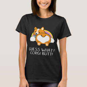 Camiseta Adivinha Que Bumbum De Corgi Cute Proprietário Do