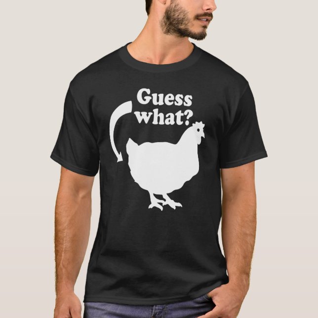 Camiseta Adivinha Que Bumbum De Frango (Frente)
