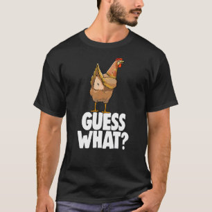 Camiseta Adivinha Que Bumbum De Frango As Mulheres Retro Ad
