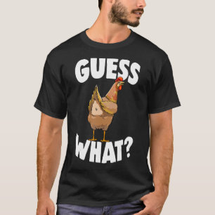 Camiseta Adivinha Que Bumbum De Frango As Mulheres Retro Ad
