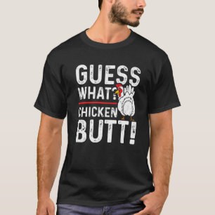 Camiseta Adivinha Que Bumbum De Frango Branco