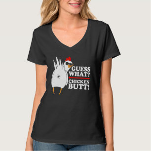 Camiseta Adivinha Que Bumbum De Frango! Engraçado