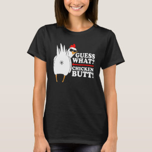 Camiseta Adivinha Que Bumbum De Frango! Engraçado