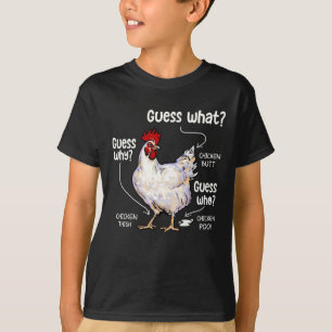 Camiseta Adivinha Que Bumbum De Frango, Engraçado Prato
