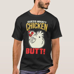 Camiseta Adivinha Que Bumbum De Frango! Galinha