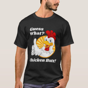 Camiseta Adivinha Que Bumbum De Frango Hilarious Clássica J