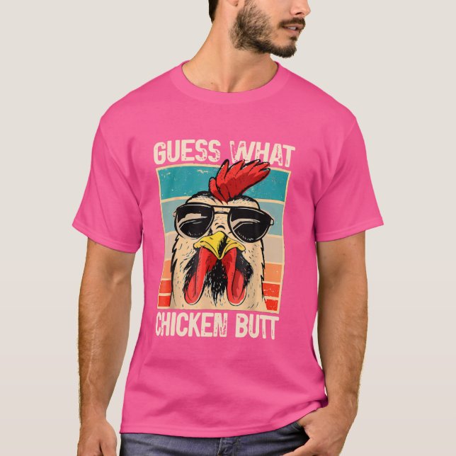 Camiseta Adivinha Que Bumbum De Frango - Memória De Frango  (Frente)