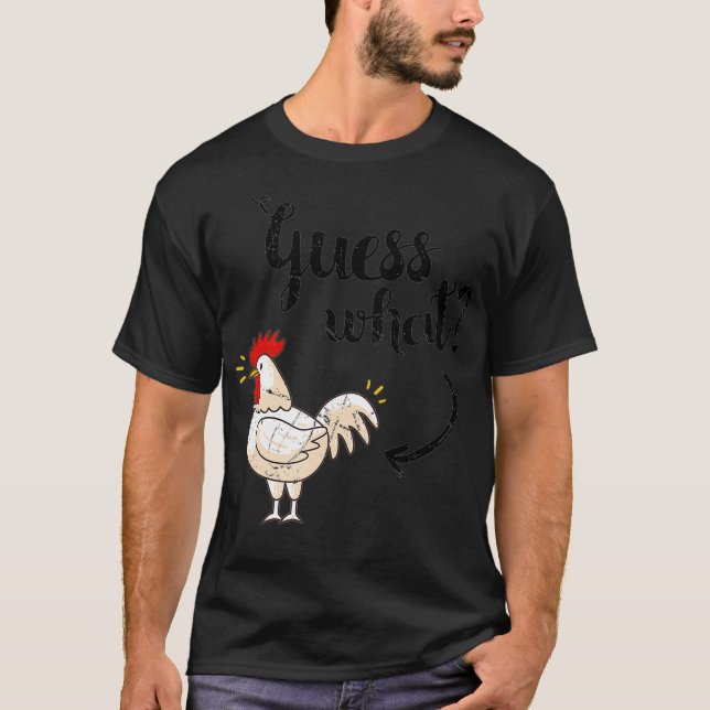 Camiseta Adivinha Que Bumbum De Frango Mostra O Olho Origin (Frente)