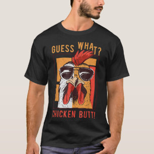 Camiseta Adivinha Que Bumbum De Frango! Pai EngraçadoIrmãos