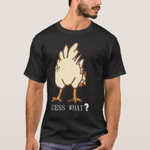 CAMISETA ADIVINHA QUE BUMBUM DE GALINHA