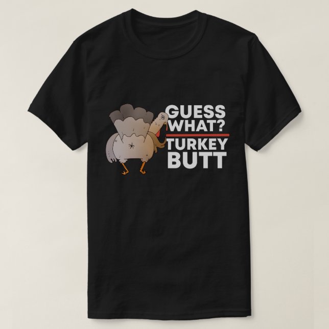 Camiseta Adivinha Que Bumbum De Turquia (Bumbum De Frango)  (Frente do Design)