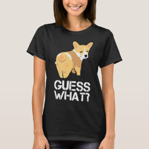 Camiseta Adivinha Que Cachorro Bumbum De Corgi Welsh Corgi