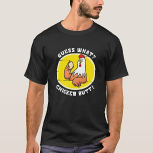 Camiseta Adivinha Que Fazenda de frango de de fazendeiro
