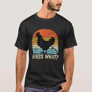 Camiseta Adivinha Que Fazenda de frango Piada Bumbum Engraç