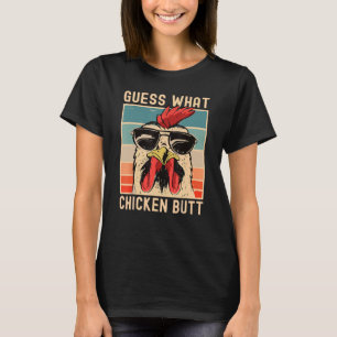 Camiseta Adivinha Que Frango Chicken Bumbum Engraçado Chick