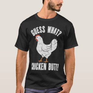 Camiseta Adivinha Que Frango Com Bumbum De Frango Dificulto