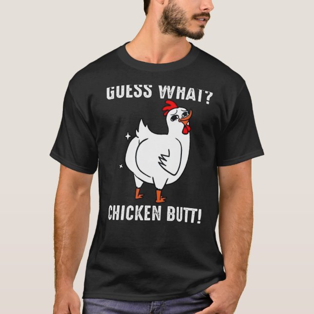 Camiseta Adivinha Que Galinha De Bumbum (Frente)