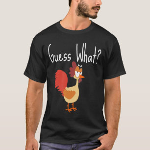 Camiseta Adivinha Que Jogo De Frango De Bumbum De Frango T