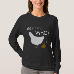 Camiseta Adivinha Quem Chicken Poo frango