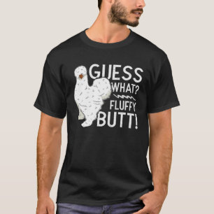 Camiseta Adivinhe Galinha de Seda Bunda Fofa Fazenda Galinh