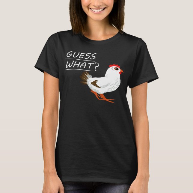 Camiseta Adivinhe O Que Bunda De Frango Frango (Frente)