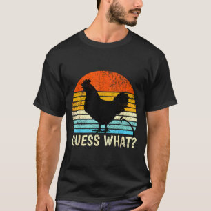 Camiseta Adivinhe o Quê_ Bunda de Frango! Piada de Fazenda