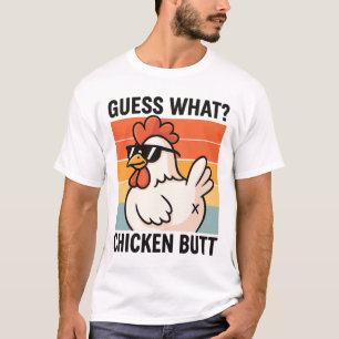 Camiseta Adivinhe O Que Bunda De Galinha _6