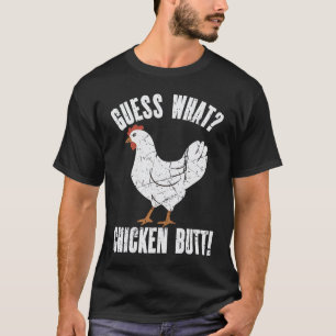 Camiseta Adivinhe O Que Bunda De Galinha Aflita Galinha