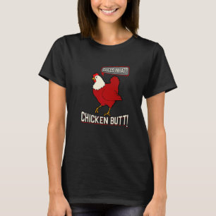 Camiseta Adivinhe O Que Bunda De Galinha Fazenda de Frango