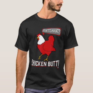Camiseta Adivinhe O Que Bunda De Galinha Fazenda De Galinha