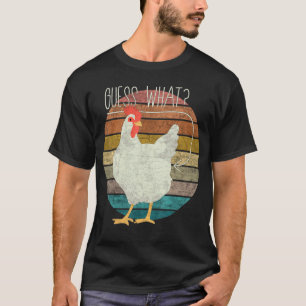 Camiseta Adivinhe O Que Bunda De Galinha  Galinha  4