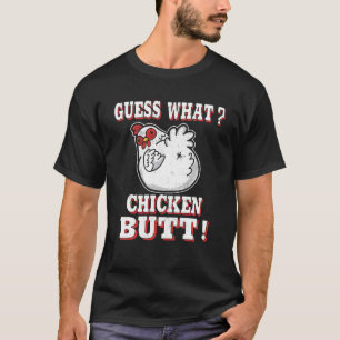 Camiseta Adivinhe O Que Bunda De Galinha Galinha s Adivinhe