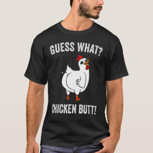 Camiseta Adivinhe O Que Bunda De Galinha  Galinhas