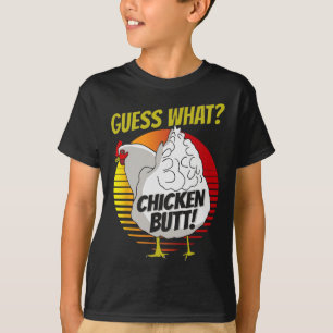 Camiseta Adivinhe O Que Bunda De Galinha Humor De Animal De
