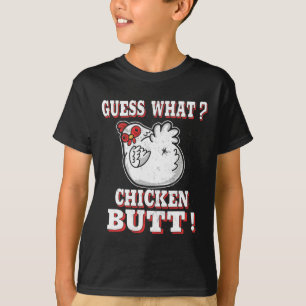 Camiseta Adivinhe O Que Bunda De Galinha Humor De Animal De