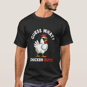 Camiseta Adivinhe O Que Bunda De Galinha Meme Engraçado Faz