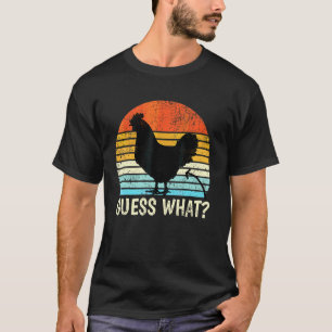 Camiseta Adivinhe O Que Bunda De Galinha  Piada De Fazenda 