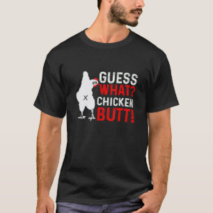 Camiseta Adivinhe O Que Bunda De Galinha Roupas Brancas Cit